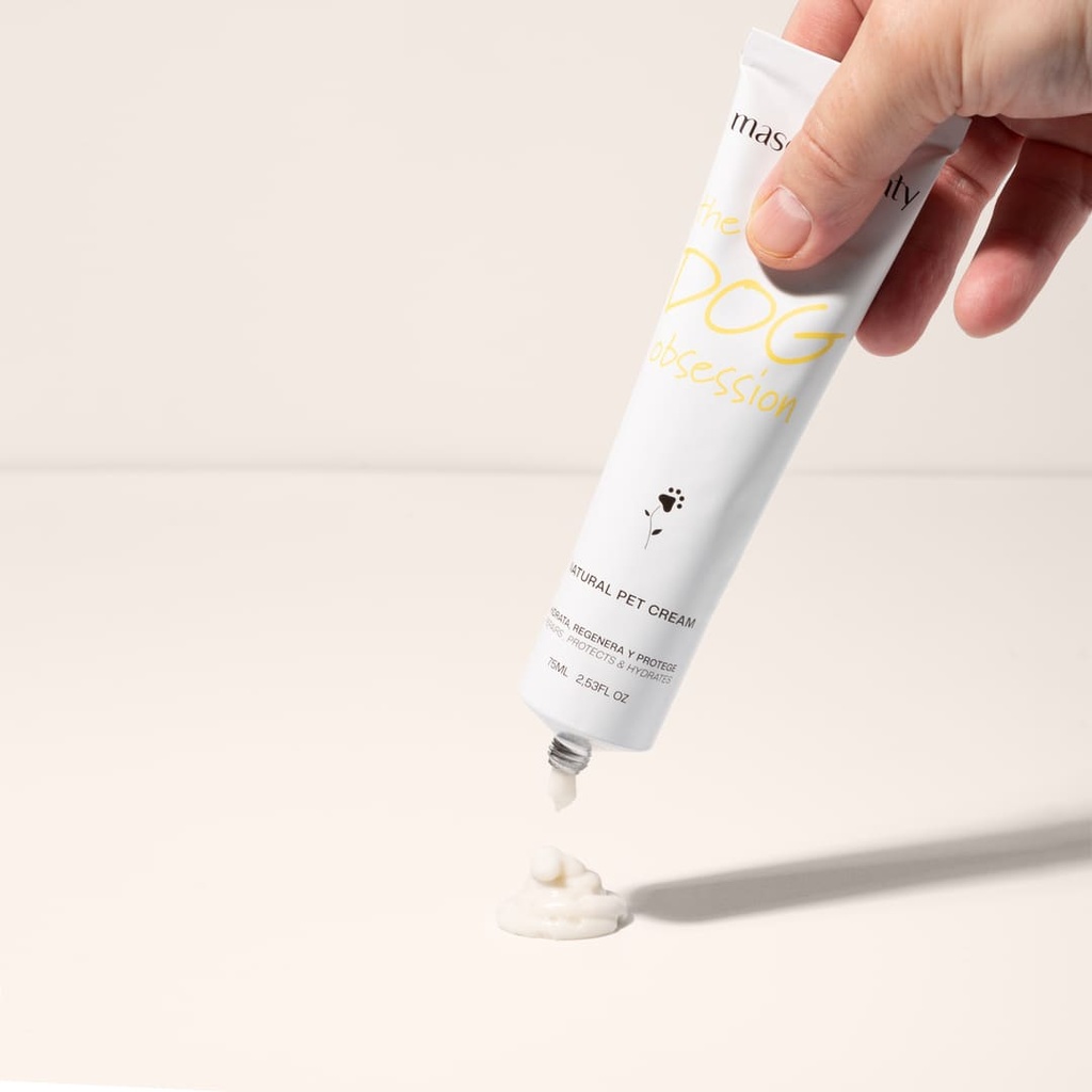 Crema natural para almohadillas, hocico y zonas secas