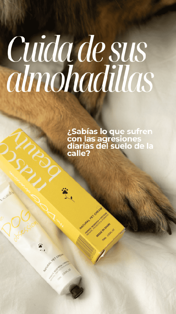 Crema natural para almohadillas, hocico y zonas secas