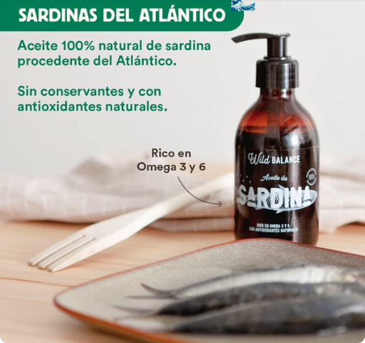 aceite de sardinas