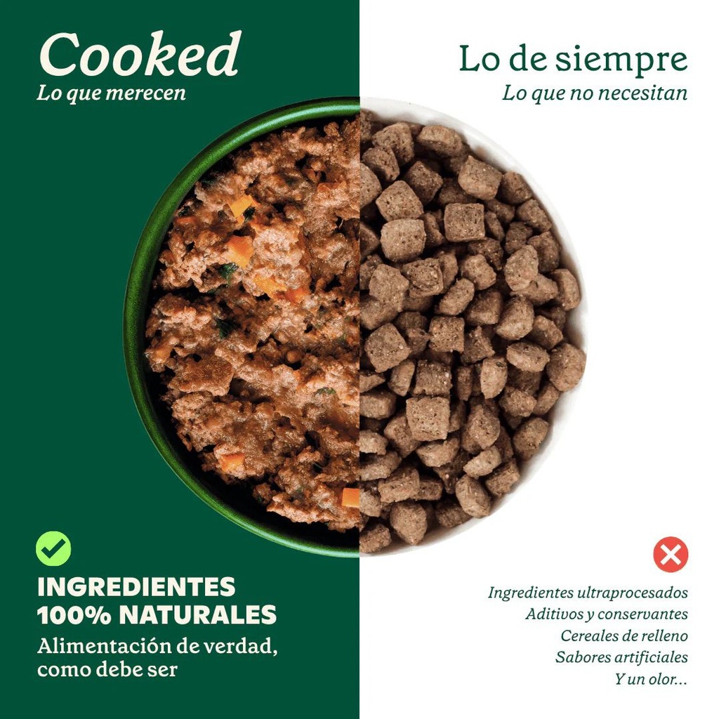 Menú cocinado Ternera Verdura