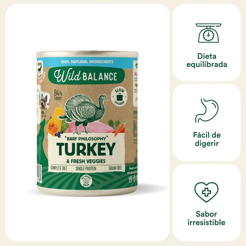 Lata de Pavo y verduras (400g)