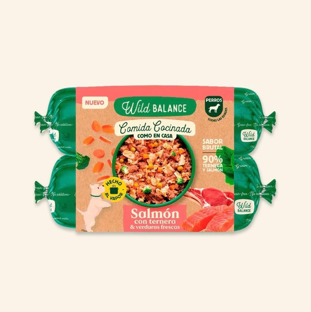 Menú Cocinado de Salmon y Ternera