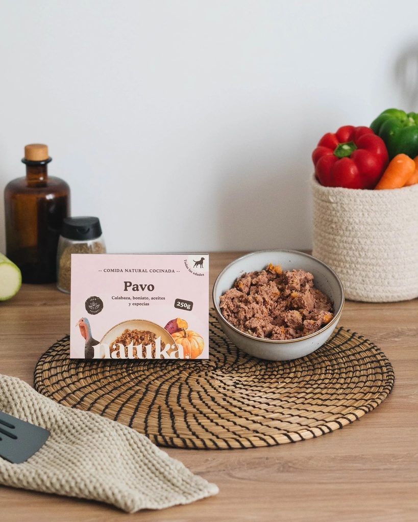 Menú Natuka Pavo cocinado