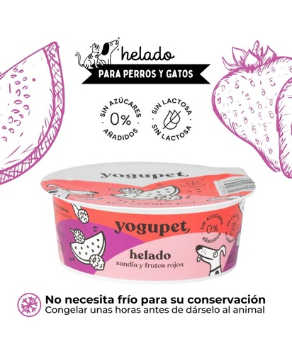 Helado de Sandía y Frutos rojos