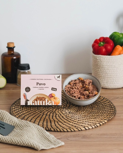Menú Natuka Pavo cocinado
